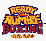 Ready 2 Rumble Boxing Title Screen